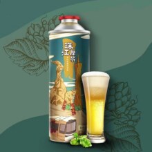 珠江啤酒11°P 珠江原浆啤酒 980mL 1罐