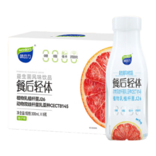 PLUS：味动力 餐后轻体 柚子味益生菌风味饮料300ml*8瓶整箱
