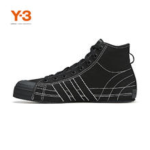 Y-3 Y3山本耀司冬季男女同款情侣帆布鞋系带休闲运动鞋IH2554