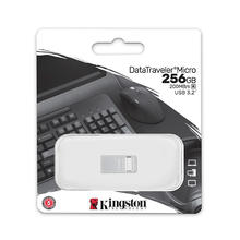 金士顿 DTMC3G2 USB 3.2 U盘 银色 256GB USB-A