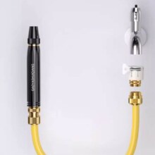 高压洗车水枪家用喷枪冲车增压神器庭院浇花 黑金刚直喷枪+接头
