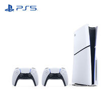 限移动端、京东百亿补贴：索尼 SONY PlayStation 5系列 PS5 slim 光驱版 国行 游戏机 双手柄套装 白色