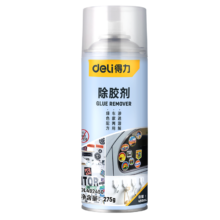 Plus会员：得力 除胶剂450ml 车家两用玻璃粘胶去除不干胶清洗剂 对联除胶 春联清洁剂