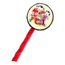 中国传统吉祥拨浪鼓 喜庆逗小孩婴幼儿宝宝玩具摇摇鼓抓周玩具 吉祥拨浪鼓一只装