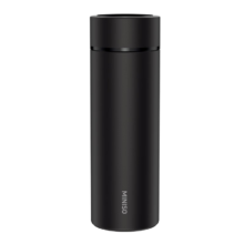 PLUS会员：名创优品（MINISO）保温杯304不锈钢 400ml哑光黑