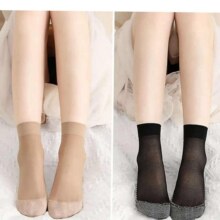 卡拉美拉（Caramella）丝袜女 黑色5双咖色5双
