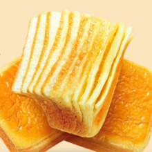 三只松鼠 水牛乳千层吐司 1000g 厚切面包