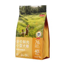 京东京造 鸭兔双拼全价鲜肉小型犬粮 10kg