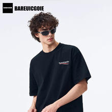 BAREUICGOIE男女纯棉百搭短袖