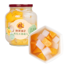 88vip：林家铺子  水果罐头1kg×1罐