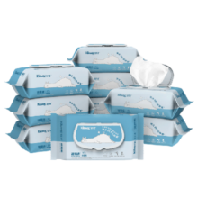 舒洁（Kleenex）羊驼湿厕纸80抽*10包 (800抽)清洁湿纸巾 私处清洁 EDI纯水