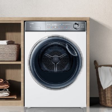 PLUS会员：Haier 海尔 云溪冠军版376W烘干机 10KG变频双擎热泵烘衣机干衣机 羊毛蓝标 HGY100-F376WU1