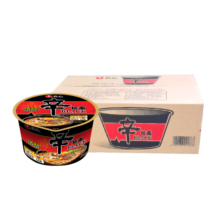 农心（NONGSHIM）辛拉面Black 豚骨风味方便面碗面101g*16