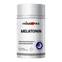 HOLLYPAK褪黑素胶囊睡眠片60粒（新西兰进口）