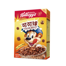 家乐氏进口食品可可球330g/盒 儿童营养谷物巧克力麦片谷物脆早餐代餐