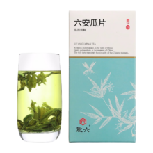 38节：徽六 绿茶六安瓜片茶叶 一级尝鲜装 50g*1盒