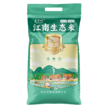 plus会员:荆楚粮油 皇鄂娘江南生态米20斤长粒大米 2024年新米
