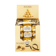 费列罗（FERRERO）意大利榛果牛奶巧克力48粒3*16粒600g伴手礼进口送男女友生日礼物