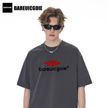 BAREUICGOIE男女款纯棉潮流短袖