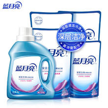 蓝月亮 深层洁净洗衣液薰衣草香9斤组合 1kg瓶+1kg*3袋+500g袋 共18斤