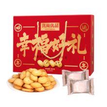 plus会员、需首购：优尚优品 曲奇饼干 礼盒600g
