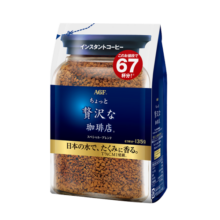 AGF 冻干速溶黑咖啡特浓混合风味120g/袋 奢华咖啡店 无蔗糖