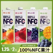 Hidolly 百多利 椰小帽 100%NFC果汁 1.25L*2盒