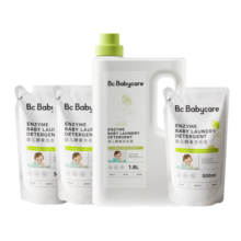 babycare婴儿洗衣液 无酒精宝宝专用儿童酵素去污清洁剂（3.3L组合装）