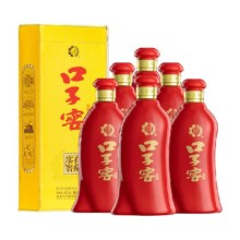 20号20点、88VIP：口子窖 6年型41度450ML*6瓶  六年型安徽兼香型白酒