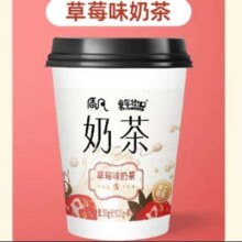 椰果奶茶 草莓口味 6杯 *3件