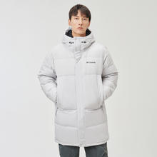 哥伦比亚 户外男士奥米热能中长款保暖羽绒服
