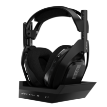 罗技（G）Astro A50 头戴式无线电竞游戏耳机 杜比7.1环绕声耳机耳麦+无线基座 内置音频控制器 PS4电脑耳机
