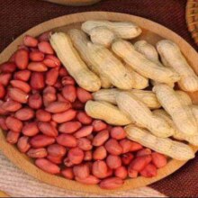 红皮花生 花生仁带壳 四粒红皮花生500g 带壳