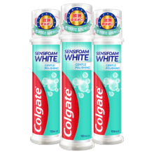 Colgate 高露洁 密泡美白 欧洲进口 按压泵式牙膏 100ml*3支