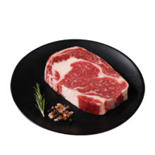 PLUS会员：淳鲜四季 谷饲原切眼肉牛排 250g*3件