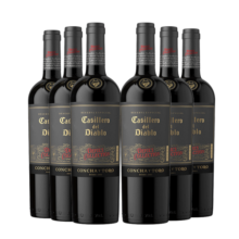 红魔鬼（Casillero del Diablo）红魔鬼魔尊葡萄酒 智利原瓶进口750ml 魔尊红6支装