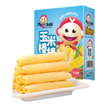 我D小蔡蔡（MyCcBaBy）玉米棒棒磨牙泡芙能量宝宝谷物棒饼干幼儿园代餐独立包装儿童零食 牛奶味