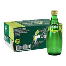 巴黎水 perrier 柠檬味气泡水 330ml*12