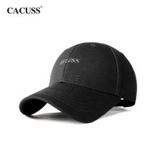CACUSS 棒球帽男秋季新款帽子女硬顶鸭舌帽子大头围户外登山遮阳帽
