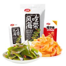 卫龙 魔芋爽/辣条/海带 任选7件 再+赠*1件
