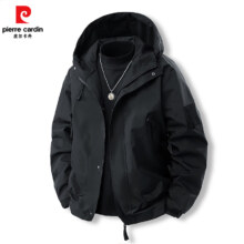 皮尔 卡丹户外冲锋衣男2025春季防风防水保暖登山服外套款上衣