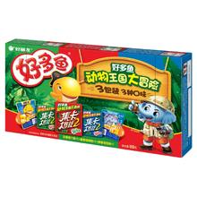 好丽友 好多鱼 焙烤型马铃薯膨化食品 3口味 99g（浓香番茄味+脆香烧烤味+鲜香海苔味）