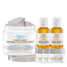 科颜氏（Kiehl's）白泥清洁面膜125ml祛痘控油去角质护肤品 礼盒生日送女友礼物
