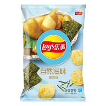 88VIP会员：乐事 自然滋味 马铃薯片 海苔味 65g
