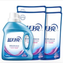 蓝月亮 强效护衣去污去渍洗衣液 1kg*1瓶+1kg*4袋 洁净薰*2件+凑单