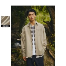 太平鸟 男装春季款 莱赛尔工装衬衫