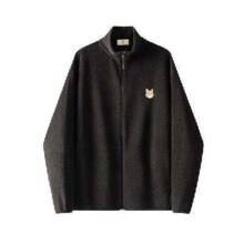 William fox&sons 威廉福克斯 小狐狸刺绣 立领摇粒绒外套
