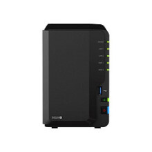 Synology群晖DS224+NAS网络存储器主机私有云服务器DS220+升级2盘位硬盘团队办公个人云局域