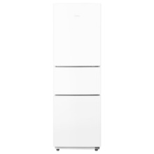 Midea 美的 223/220精致存储三门小冰箱大容量中门软冷冻节能省电低音 MR-223TE 白色款