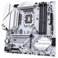 PLUS会员：（Colorful）七彩虹BATTLE-AX B760M-WHITE WIFI V20 DDR4 冷钢主板